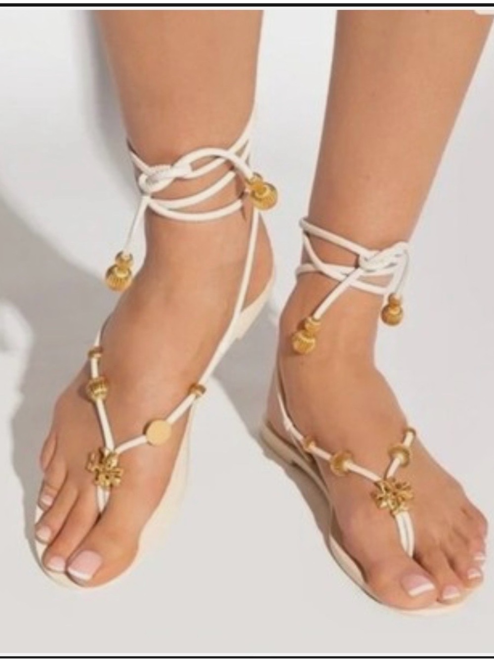 Tory Burch Capri Lace Up Sandal - Picture 10 of 11